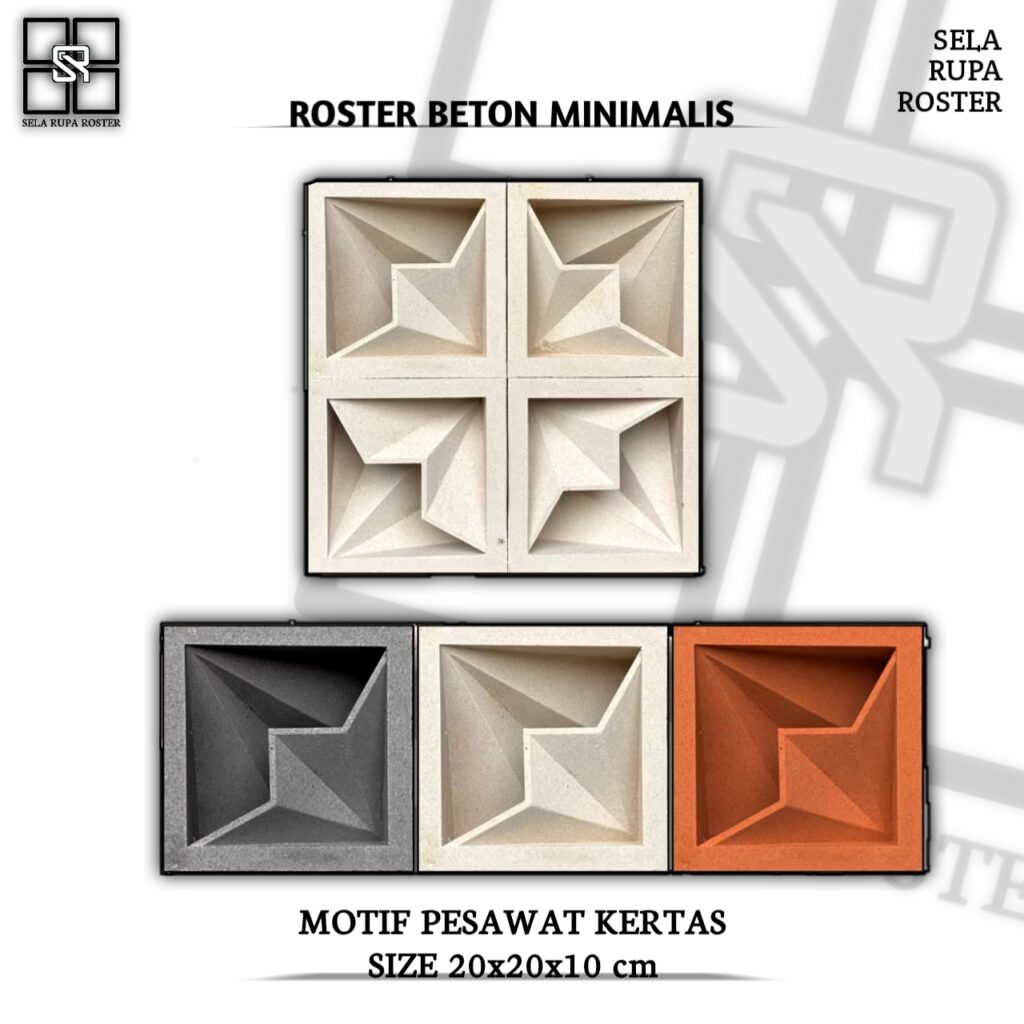 motif pesawat kertas