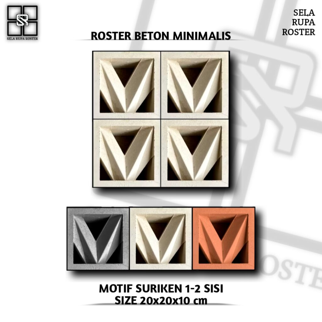 motif suriken 1 2 sisi